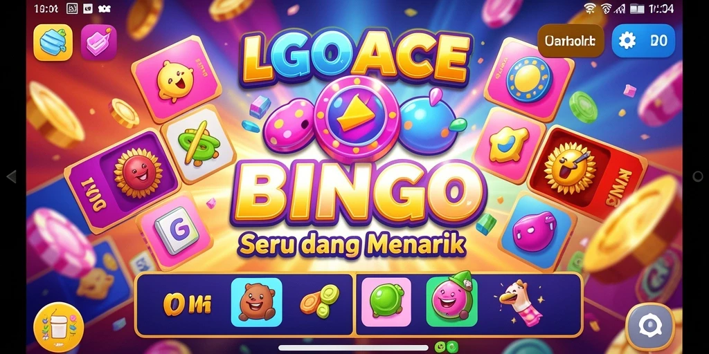 Tampilan gameplay LGOACE yang seru dan menarik dalam permainan Bingo.