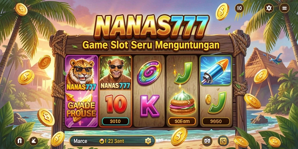 Tampilan gameplay menarik dari NANAS777 yang penuh warna.