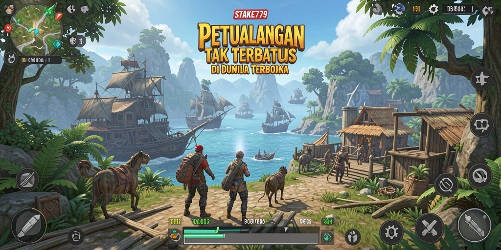 Gambaran gameplay Open World yang menakjubkan dalam STAKE779.