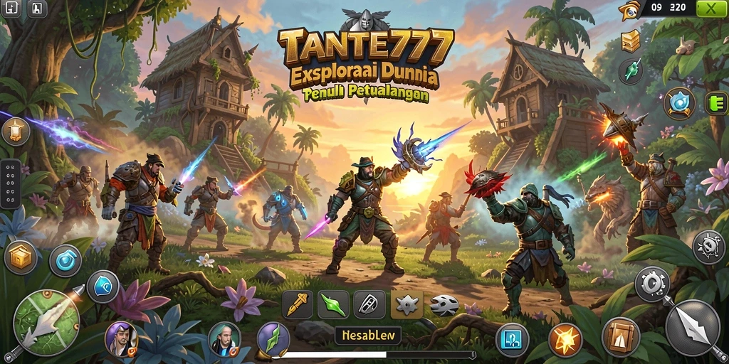 Tampilan gameplay seru di dunia terbuka TANTE777.