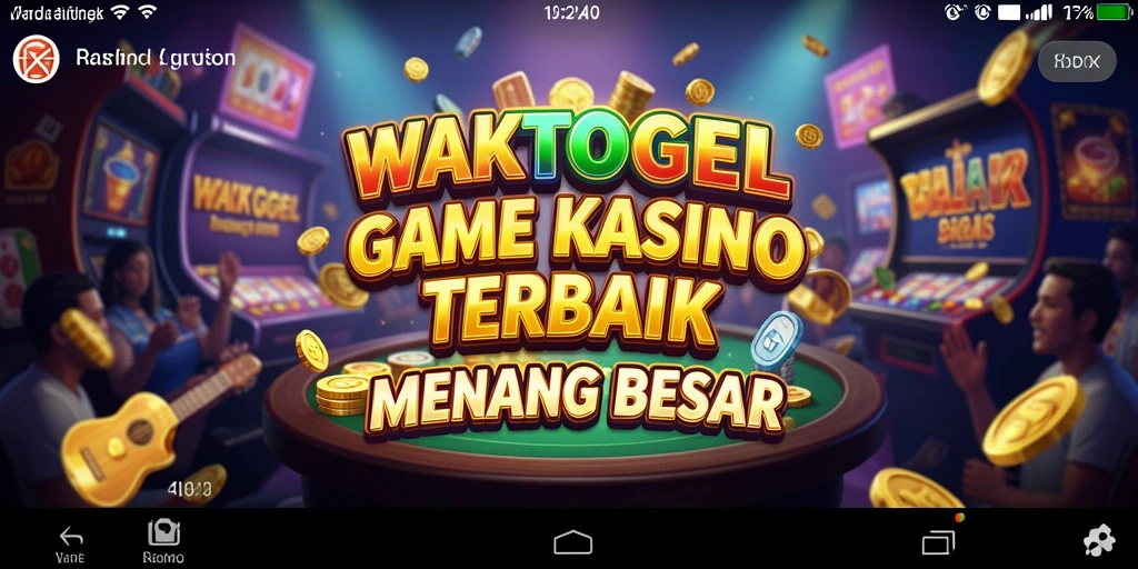Tampilan gameplay menegangkan dan visual menawan dari WAKTOGEL.